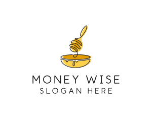 Honey Dipper Bowl Kitchen logo design