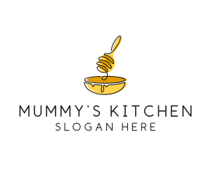 Honey Dipper Bowl Kitchen logo design