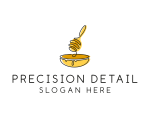 Honey Dipper Bowl Kitchen logo design