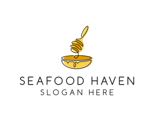 Honey Dipper Bowl Kitchen logo design