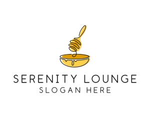 Honey Dipper Bowl Kitchen logo design