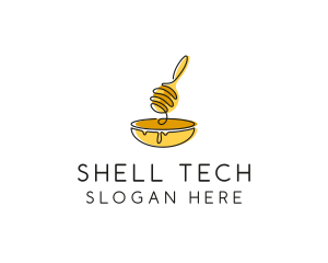 Honey Dipper Bowl Kitchen logo design