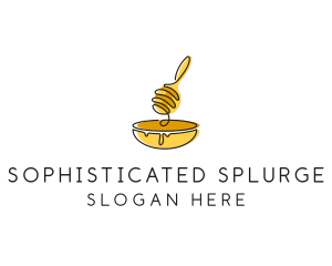 Honey Dipper Bowl Kitchen logo design