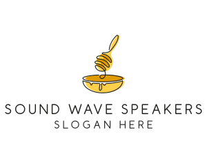 Honey Dipper Bowl Kitchen logo design