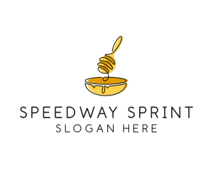 Honey Dipper Bowl Kitchen logo design