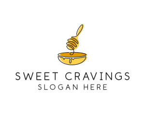 Honey Dipper Bowl Kitchen logo design