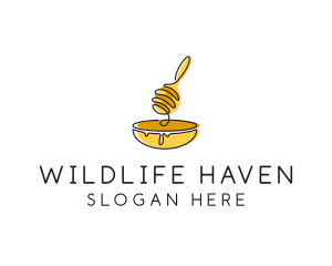 Honey Dipper Bowl Kitchen logo design