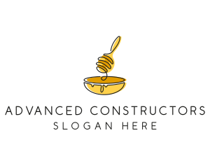 Honey Dipper Bowl Kitchen logo design