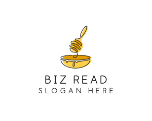 Honey Dipper Bowl Kitchen logo design