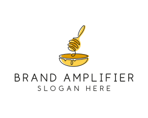 Honey Dipper Bowl Kitchen logo design