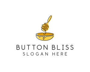 Honey Dipper Bowl Kitchen logo design