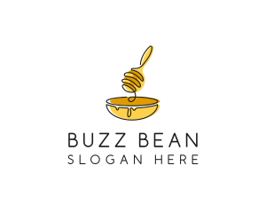 Honey Dipper Bowl Kitchen logo design