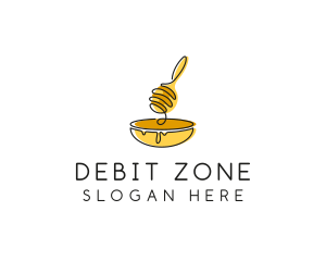 Honey Dipper Bowl Kitchen logo design