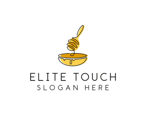 Honey Dipper Bowl Kitchen logo design