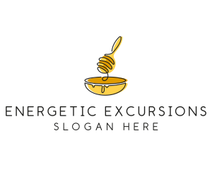 Honey Dipper Bowl Kitchen logo design