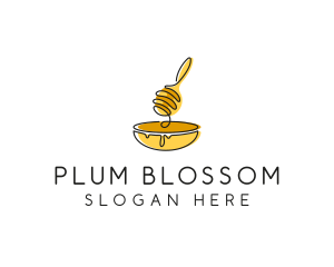 Honey Dipper Bowl Kitchen logo design