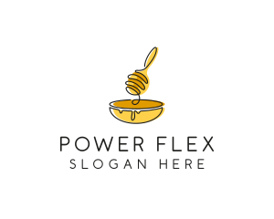 Honey Dipper Bowl Kitchen logo design