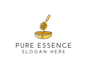 Honey Dipper Bowl Kitchen logo design