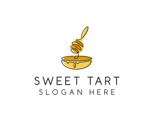 Honey Dipper Bowl Kitchen logo design