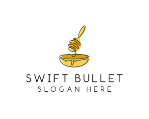 Honey Dipper Bowl Kitchen logo design