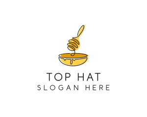 Honey Dipper Bowl Kitchen logo design