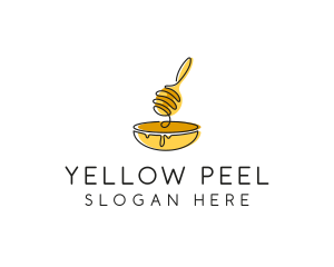 Honey Dipper Bowl Kitchen logo design