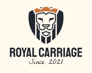 Royal Lion Crest logo design