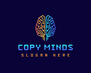 Digital Mind Circuit logo design