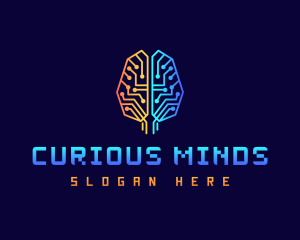 Digital Mind Circuit logo design