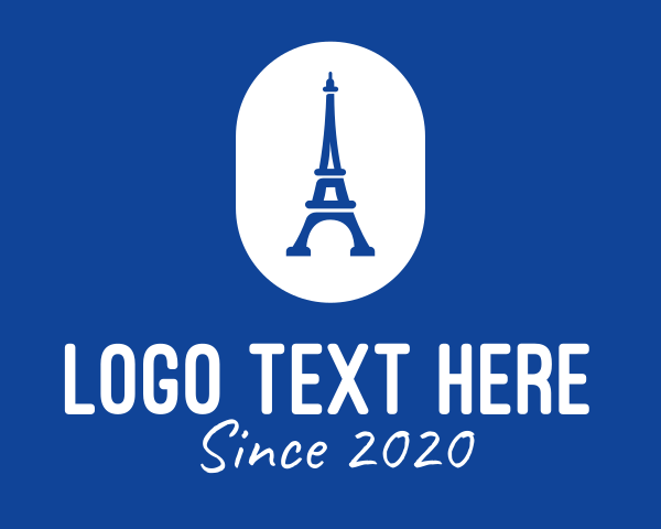 Eiffel Tower logo example 3
