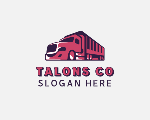 Freight Truck Transportation Logo