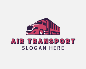 Freight Truck Transportation logo design