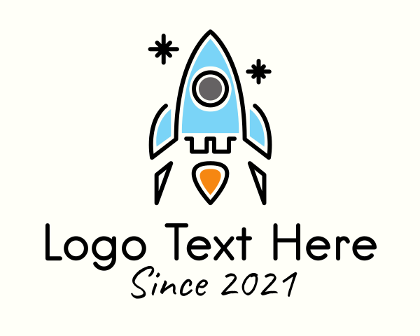 Space Rocket Aircraft logo