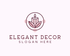 Scented Candle Organic logo design