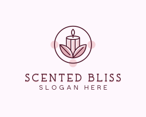 Scented Candle Organic logo design