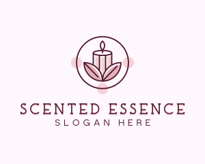 Scented Candle Organic logo design