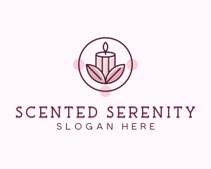 Scented Candle Organic logo design