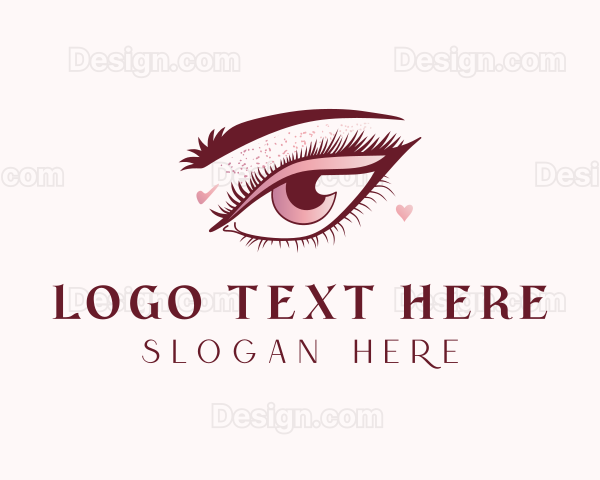 Beauty Eyelashes Makeup Logo