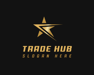 Generic Star Arrow logo design