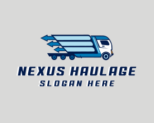 Delivery Truck Logistics logo design