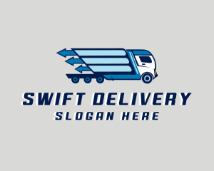 Delivery Truck Logistics logo design