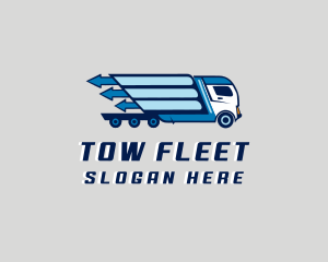 Delivery Truck Logistics logo design