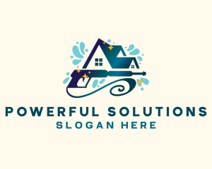 Housekeeping Pressure Wash logo design