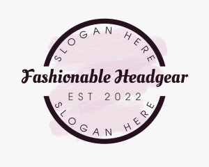 Pink Fashion Emblem logo design