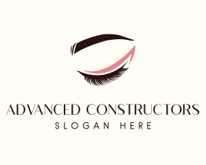 Eyelash Beauty Makeup logo design