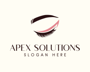 Eyelash Beauty Makeup logo design