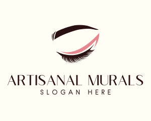 Eyelash Beauty Makeup logo design