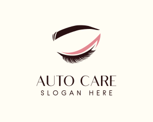 Eyelash Beauty Makeup logo design