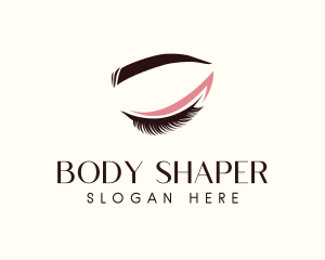 Eyelash Beauty Makeup logo design