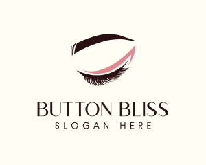 Eyelash Beauty Makeup logo design